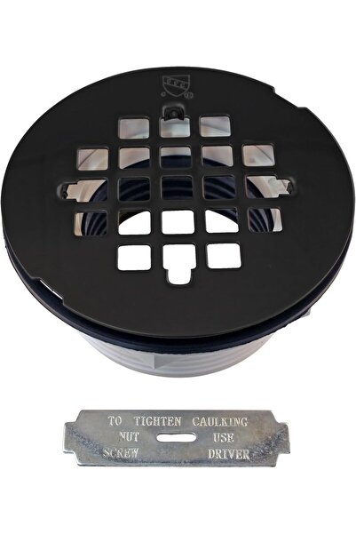 Nacario طقم تصريف مياه الاستحمام من مادة PVC من NrcrioShop D206P-62، مطلي بمس...