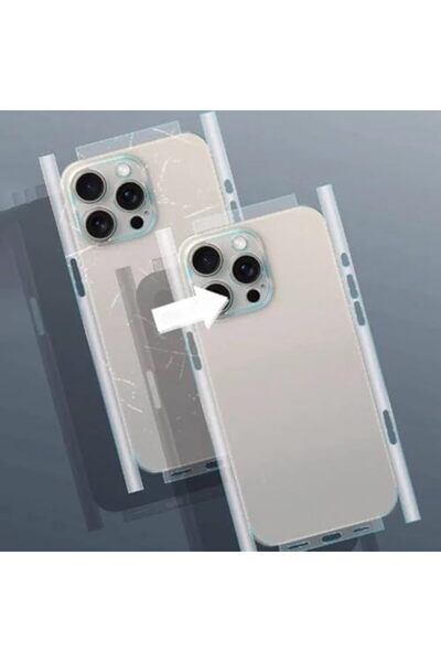 Nacario شفاف متوافق مع NrcrioShop 17 Pro - حماية للسطح الخلفي ضد الخدوش، ماصّ...