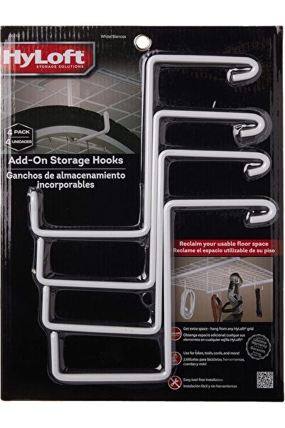 Nacario NrcrioShop 00212 ملحق خطاف إضافي موديل-540 لرف السقف، 4 قطع إضافية 12...