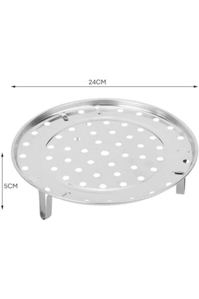 Nacario جهاز طهي بالبخار من الفولاذ المقاوم للصدأ من نركريوشوب |   رف بخار مت...