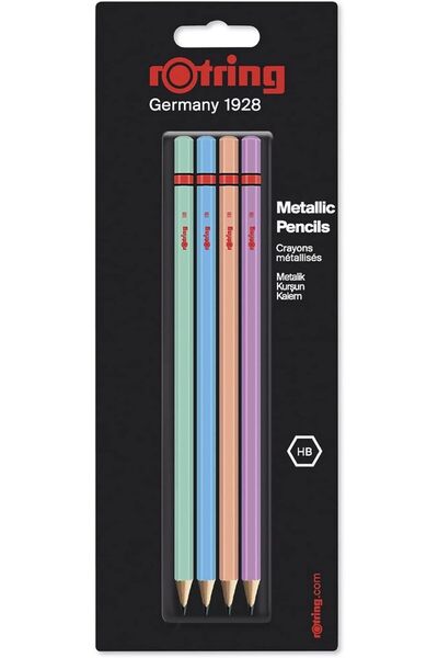 Nacario Nrcrioshop Metallic Pencil, Pack of 4 1201248