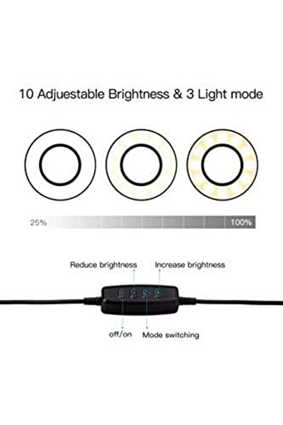 Nacario مصباح حلقي LED من NrcrioShop لليوتيوبرز والمكياج، مصباح حلقي LED لتصف...