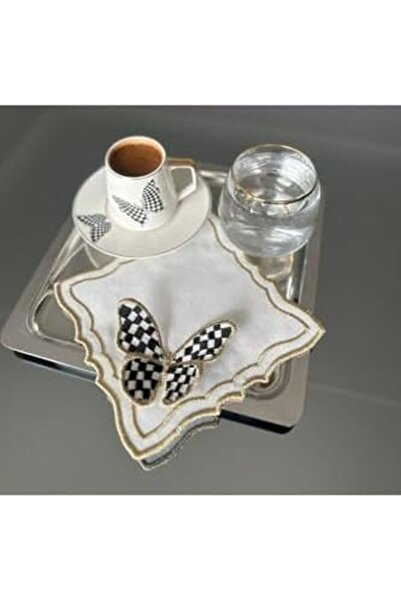 Nacario Nrcrioshop Butterfly Embossed Cocktail Napkin Single 1201248