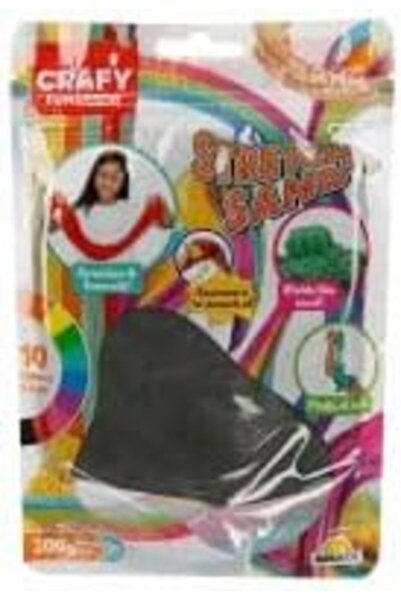 Yıldızan Esnshop Crafy Stretch Play Sand Black 200 g 1209132