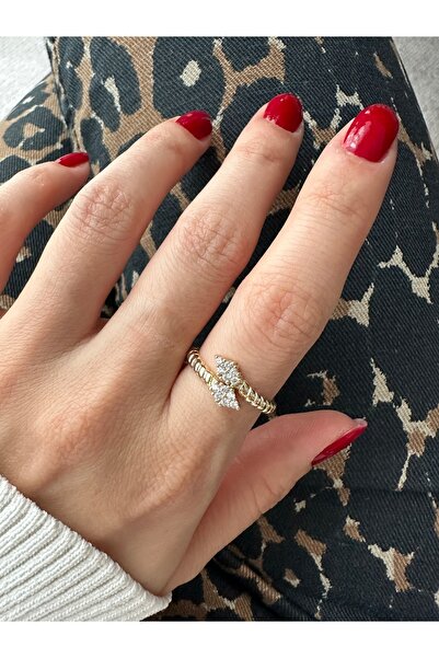 ringbox Gold Drop Model Snake Ring