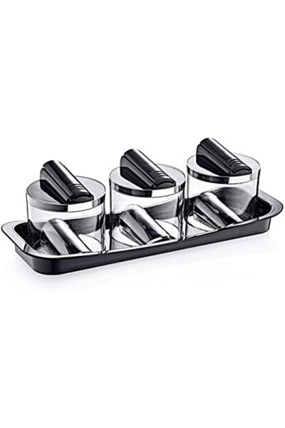 Yıldızan Rbyeshop Favorite 3-Piece Spice Rack Set, Triple Spice Rack with Lux...