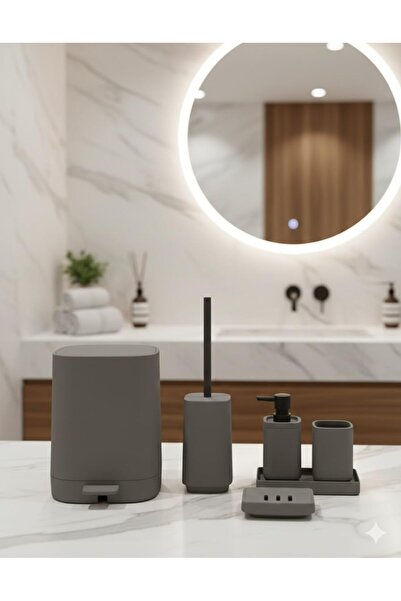 Nacario مجموعة الحمام الفاخرة من نركريوشوب مكونة من أكريليك قطع |   ماتي وبيج...