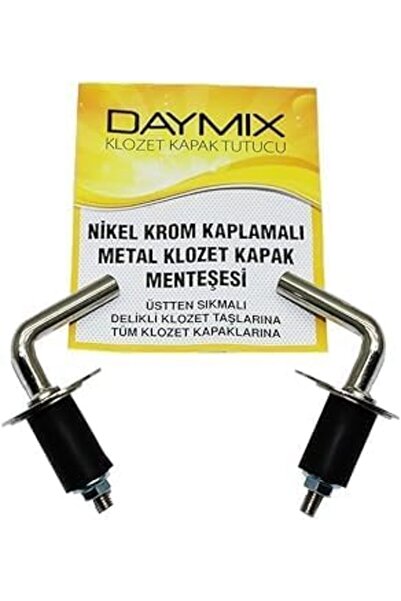 Nacario Nrcrioshop Daymix Metal Toilet Seat Hinge, Top Clamping, Nickel Chrom...