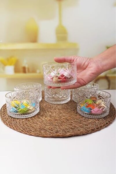 Nacario Nrcrioshop Luxury Crystal Large Glass Presentation Set of 6, Crystal ...