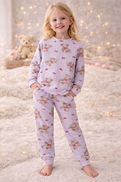 krm kerem bebe Σετ πιτζάμες για κορίτσια από απαλό βαμβάκι με σχέδια