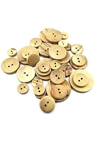 Nacario Nrcrioshop Wooden Dowel, 2 Hole Cup Model, Natural Wood, Olive Wood, ...