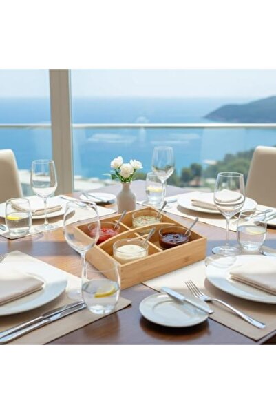 Nacario Nrcrioshop Bamboo Multi-Compartment Presentation and Organization Box...