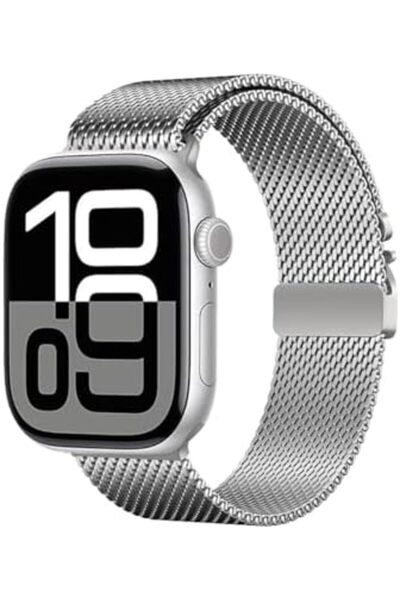 Nacario Nrcrioshop 46 mm Compatible Metal Cord, Braided Steel Strap, Adjustab...