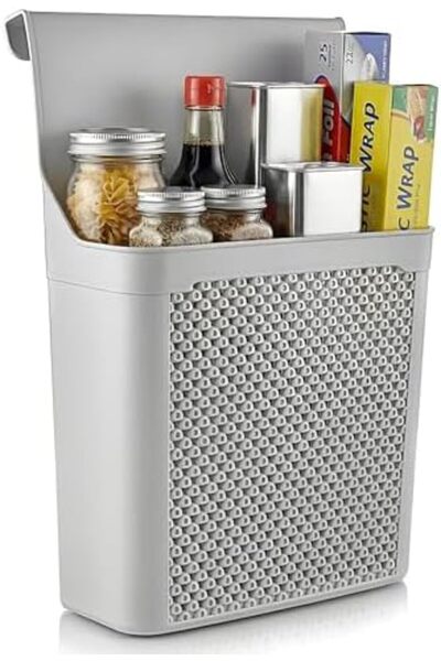 Nacario سلة تنظيم كبيرة الحجم من NrcrioShop Life - تركيب بدون براغي، خلف باب ...