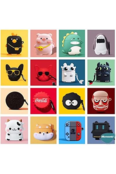 Yıldızan Esnshop Silicone Case with Figure for Freebuds Pro 2 Crtn-Fgr-Ct-Dnz...