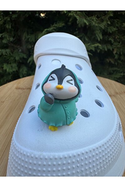 YuccaCo Accessorize Your Life Penguen 3D Terlik Süsü/Penguenli Terlik Charm Ü...
