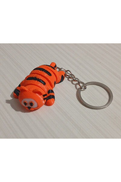 ART HEDİYE Cat / Tiger Moving Figure Keychain