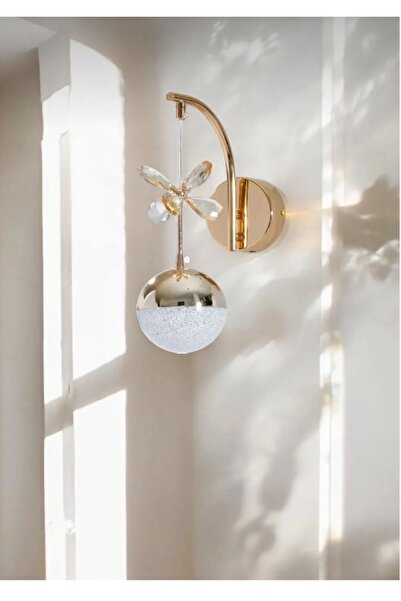 FKLIGHT Gold Model Salon Mutfak Oturma Yatak Odası Şık Modern Led Aplik