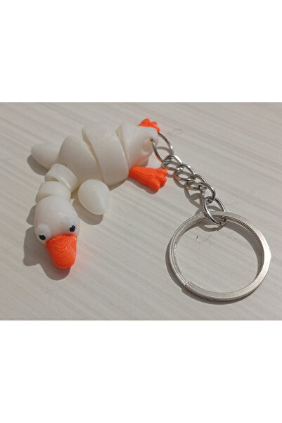 ART HEDİYE Duck Moving Figure Keychain