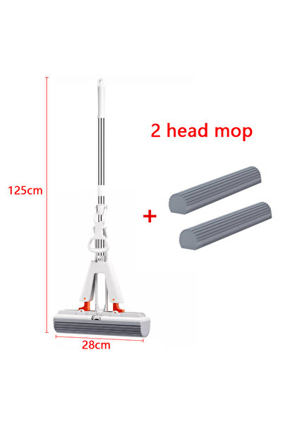 Choice1 ممسحة إسفنجية مزدوجة، ممسحة قطن ذاتية التصريف، ممسحة سحرية ذاتية التن...