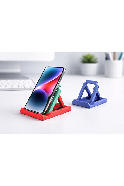 Mayah Concept 3D Baskı Masaüstü Telefon Standı – Katlanabilir, Minimal Tasarı...