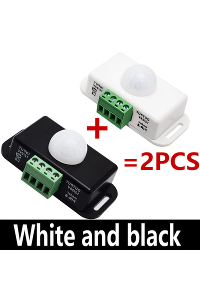 Choice4 أبيض وأسود، قطعتان، 1-3 قطع، تيار مستمر 12 فولت/24 فولت، 8 أمبير، ضبط...