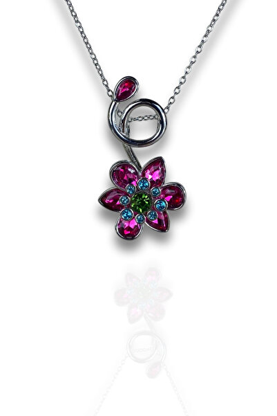 Brethils قلادة سواروفسكي الجديدة من سلسلة IDYLLIA مرصعة بحجر الزركون لا يتغير...