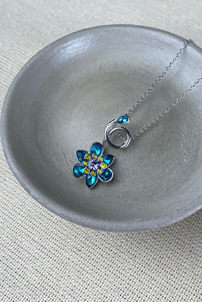 Brethils قلادة سواروفسكي الجديدة من سلسلة IDYLLIA مرصعة بحجر الزركون لا يتغير...