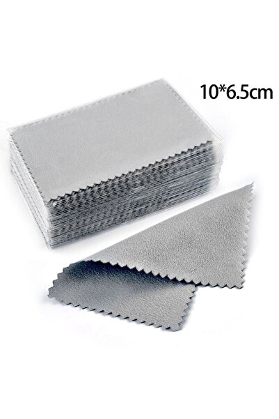 Choice9 رقم 7، 10*6.5 سم / 8*8 سم، 50 قطعة من قماش تنظيف وتلميع الفضة، قماش ن...