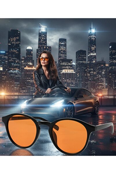 Yıldızan Parlama Önleyici Gece Sürüş Görüş Gözlüğü Sis Far Işık Önleyici Anti...