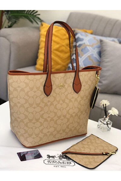 GENERAL حقيبة كتف نسائية مع ملحقاتها