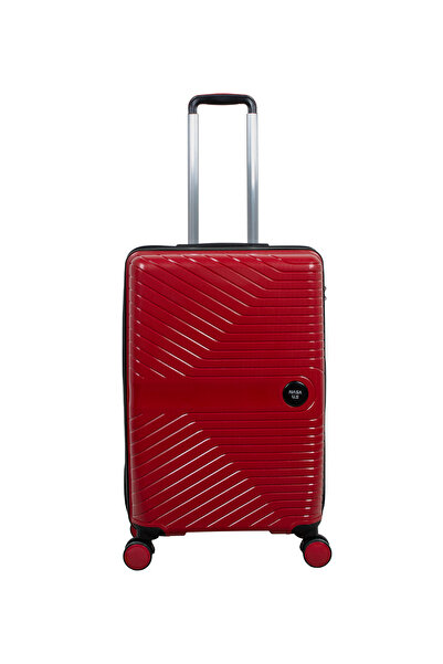 NASA U S Nasa U.s Bordo Çekçekli Sert Valiz NASA U.S PP BORDO KABİN BOY VALİZ