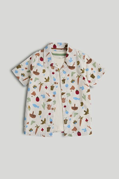 MOTHERCARE طقم قميص وقميص بتصميم خضراوات