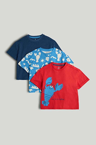 MOTHERCARE 3 Pack Lobster T-Shirts