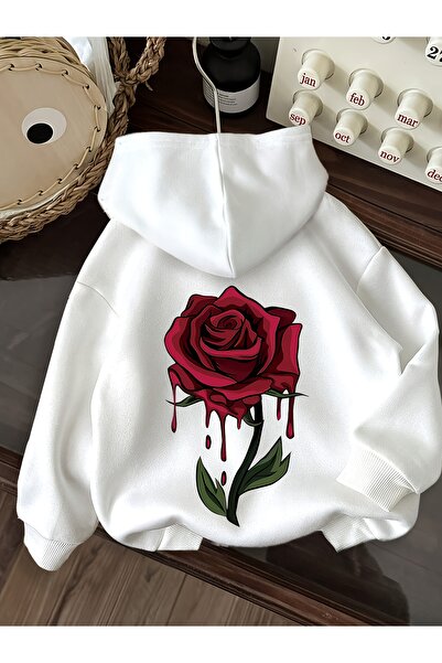 Deocept Unisex Printed Hooded Kangaroo Pocket Comfortable Fit Oversized Cut S...