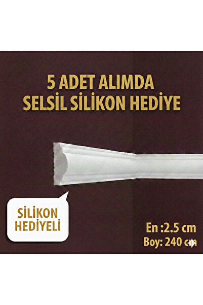 maakutaş Boyanabilir polimer dekoratif duvar çıtası salon çıtası koridor çıta...