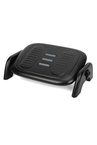 Arabest مسند قدمين أسفل المكتب في العمل، قابل لتعديل زاوية الميل والارتفاع، أسود