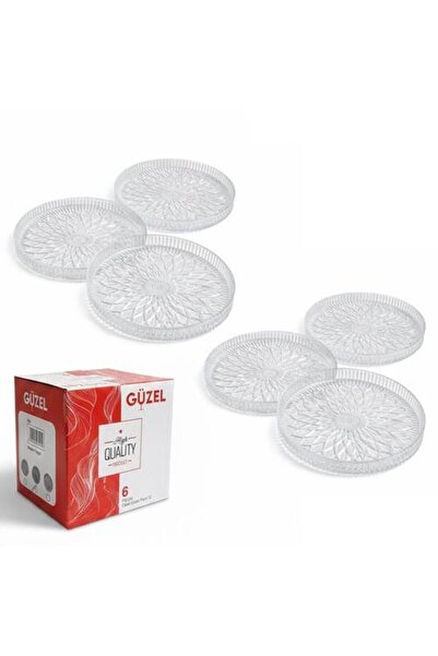 Generic Elegant Glass Serving Dish Set of 6