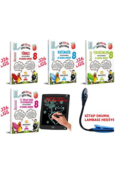 SİNAN KUZUCU YAYINLARI 2026-2027 Müfredat 8 Sınıf LGS Tüm Dersler İlk Doz MEB...
