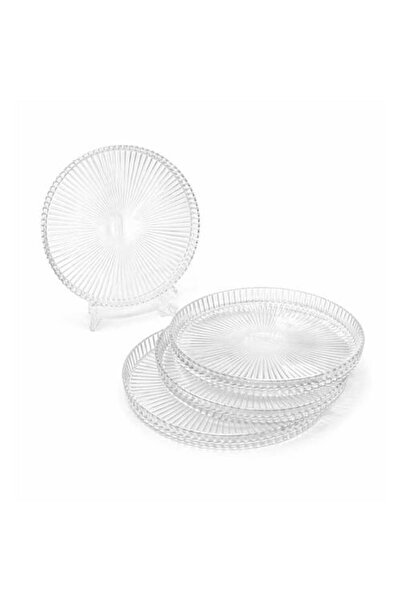 Generic Glass Serving Plate Set 16 cm - 4 Pieces