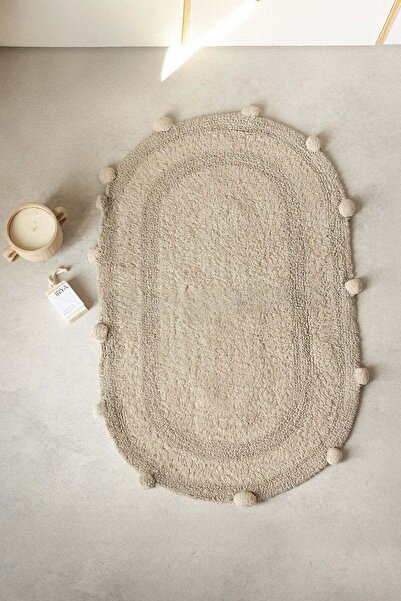 LAMPETİE | Ерис Единична баня постелка 50x80 Кафява