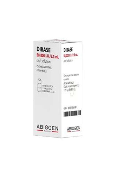 Dibas DIBASE 50000IU/2.5ML ORAL SOL UNIT DOSE 1VIAL