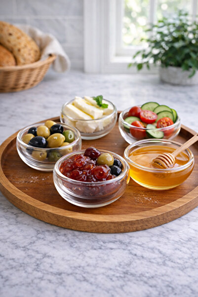 tutku home 6'lı Çift Cidarlı Sosluk, Kase, Çrezlik, Reçellik (100 Ml)