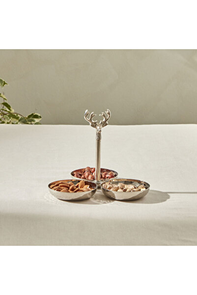 Karaca Home Karaca Loren Çerezlik 19x19x15 cm Gümüş