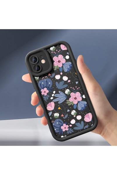 SLIMFELT Mi 11T/Mi 11t Pro Compatible High Chic Elegant Flower Printed Durable Drop-Resistant Silicone Case