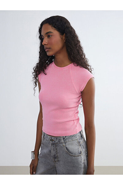 LC Waikiki Γυναικείο μπλουζάκι Özmarka New Season με λαιμόκοψη ποδηλάτου