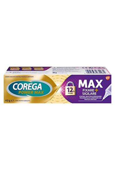 Corega Set 2 x Crema Adeziva pentru Proteza Dentara Max Sigilare, 40 g