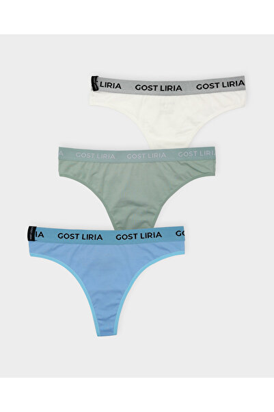 GOST LİRİA Dream Γυναικεία Σλιπ Στρινγκ 3 τεμαχίων - Πολύχρωμα