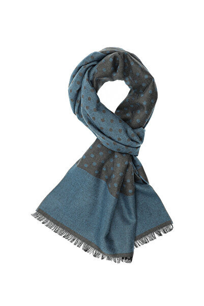Abdullah Kiğılı Eșarfă din amestec de lână și mătase, cu model italian