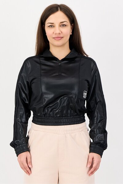 adidas Women Sportswear Fit Long Sleeve Outdoor Jacket, Black